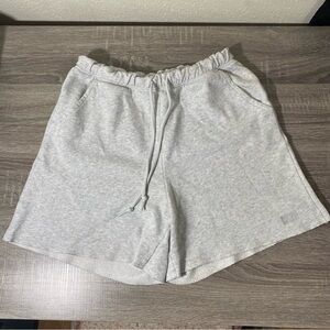 Size S light grey Victorias Secret Pink elastic jersey shorts